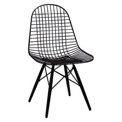 Vitra Eames DKW Wire Chair Black